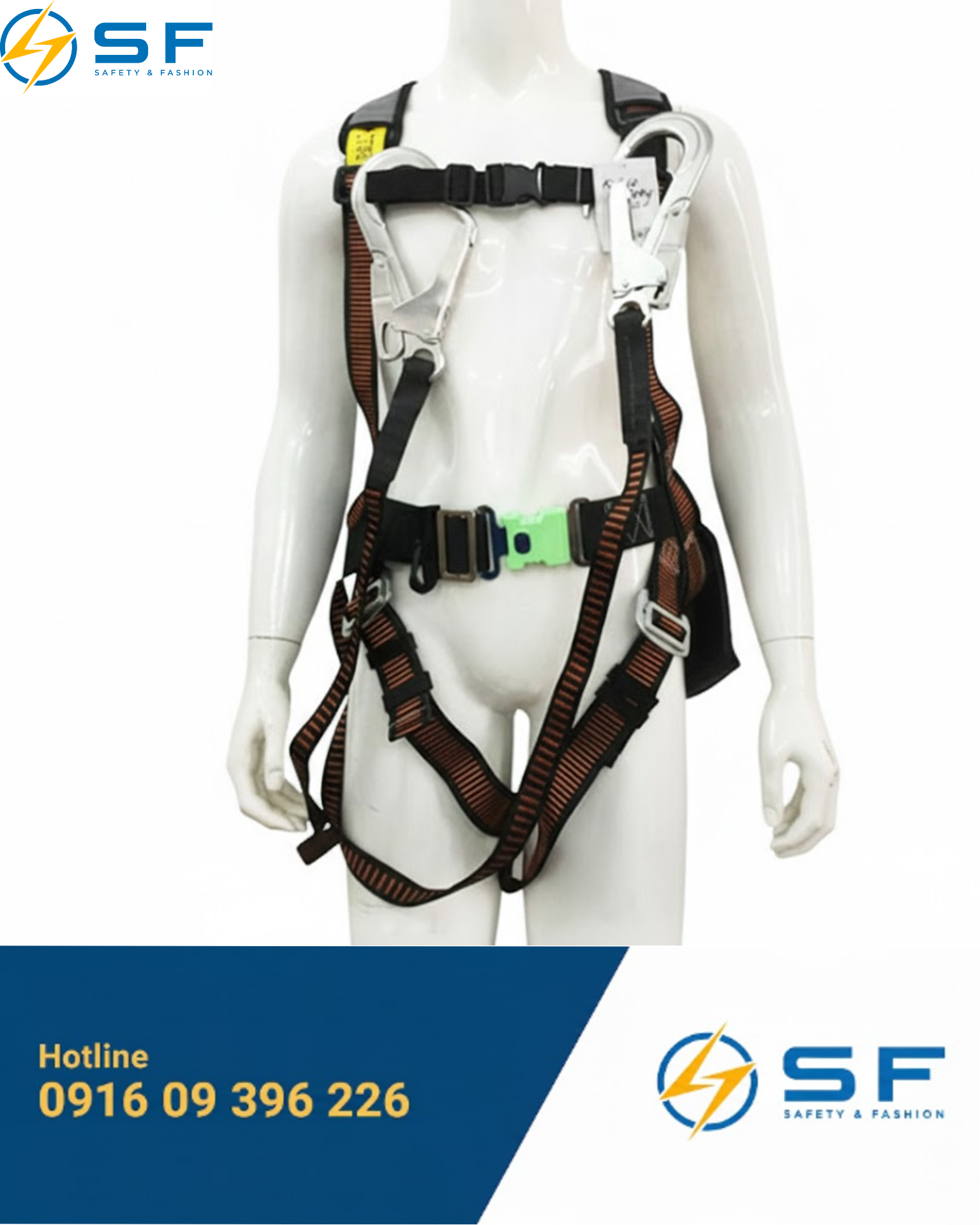 Dây an toàn toàn thân Kujie 2 móc nhôm